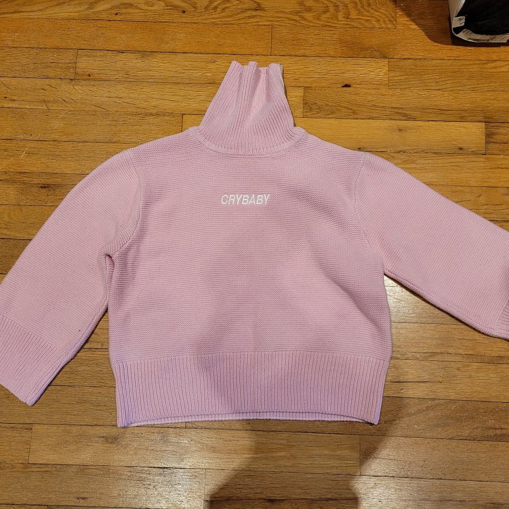 Kawaii Cry Baby knitted sweater O/S